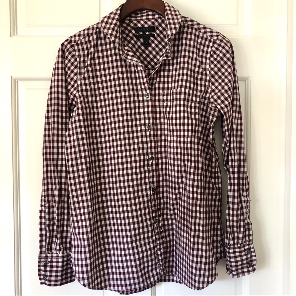 J. Crew | Plaid Boy Button Down